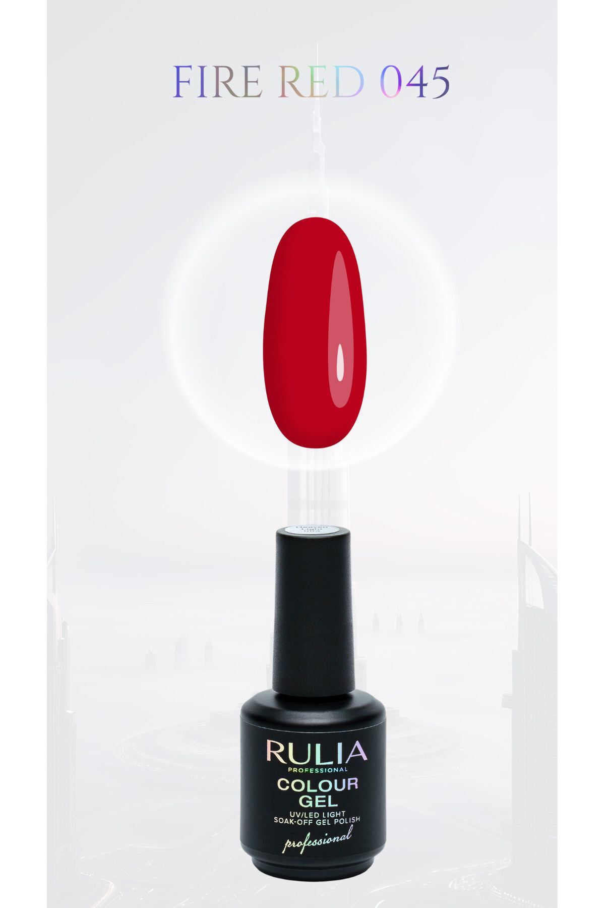 Rulia Kalıcı Oje Fire Red 045 15 ml