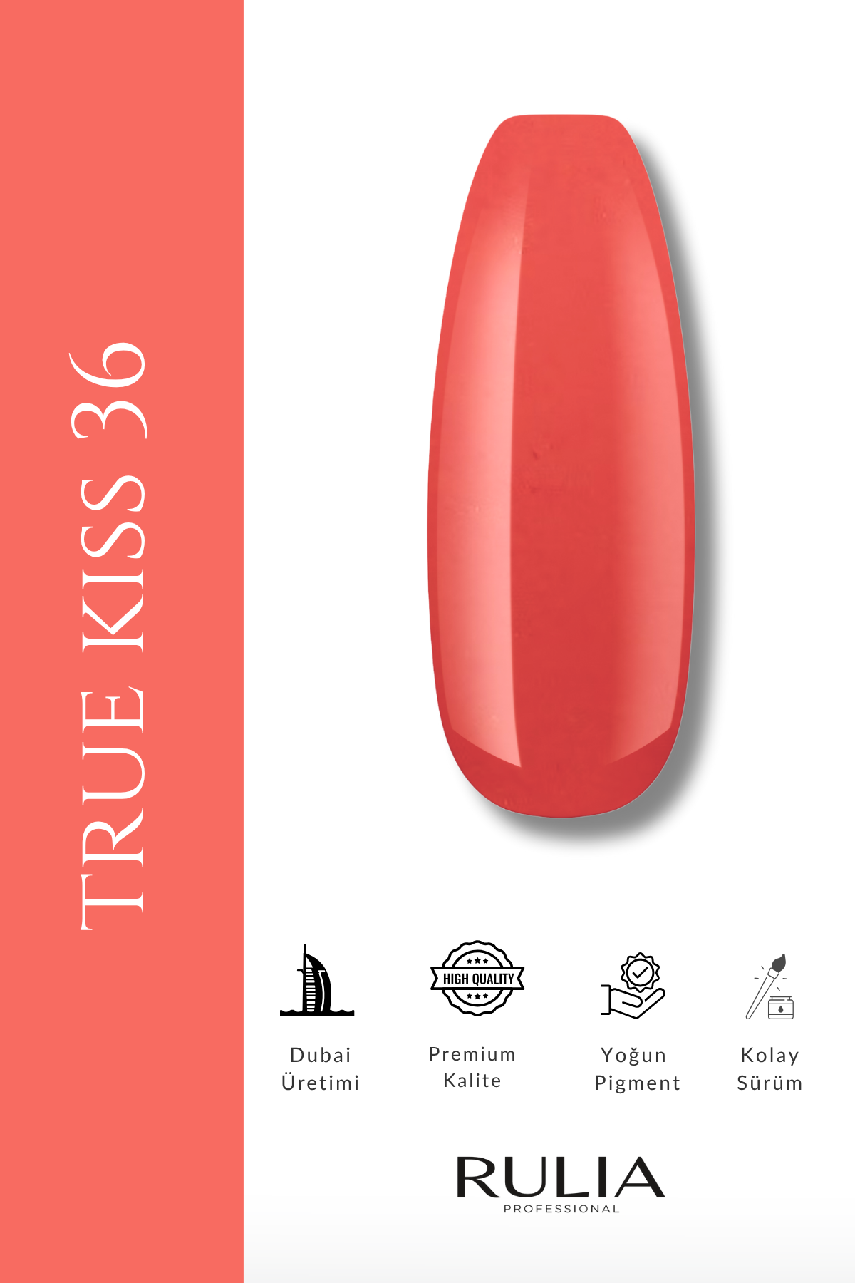 Rulia Kalıcı Oje True Kiss 036 15 ml