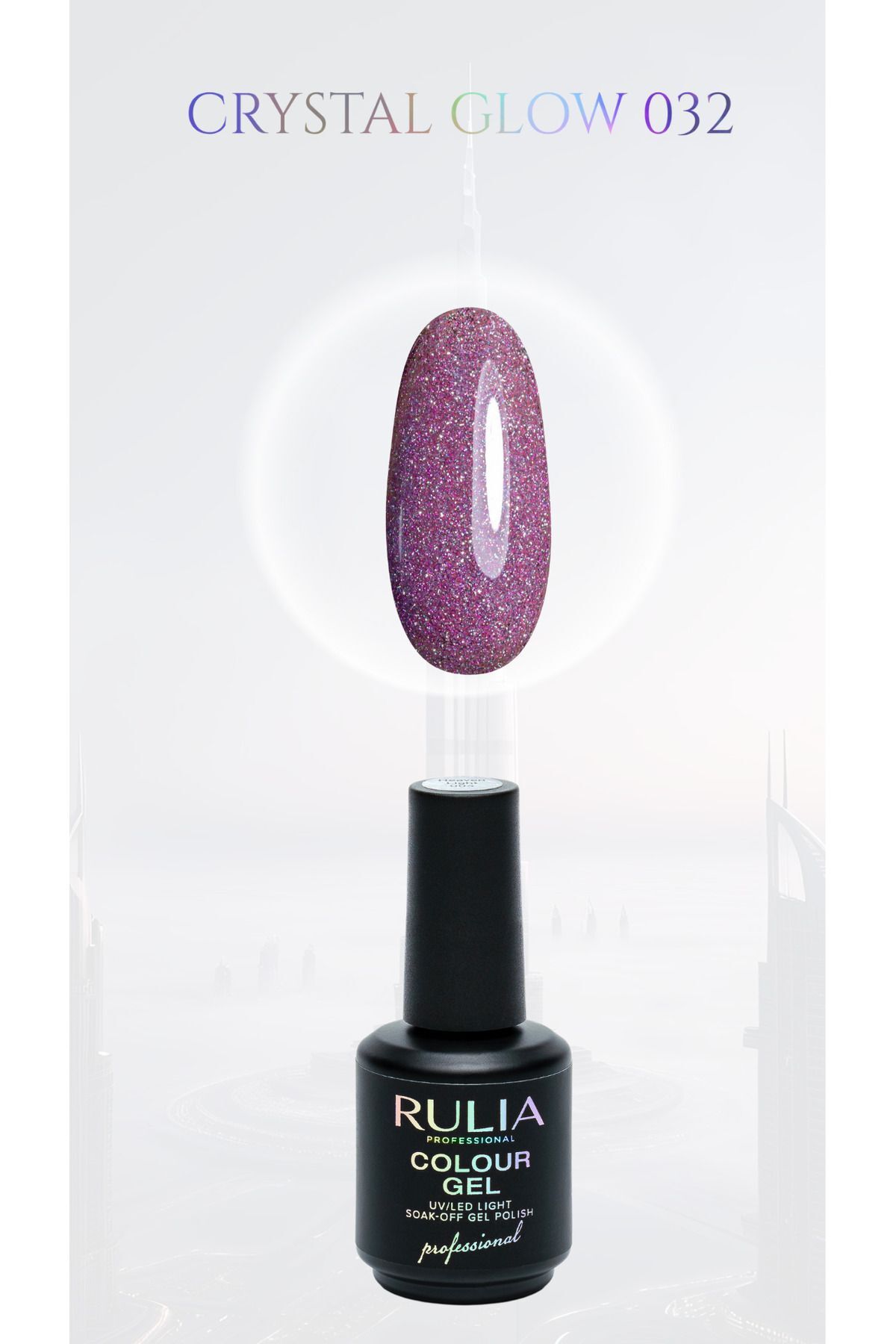 Rulia Kalıcı Oje Crystal Glow 032 15 ml