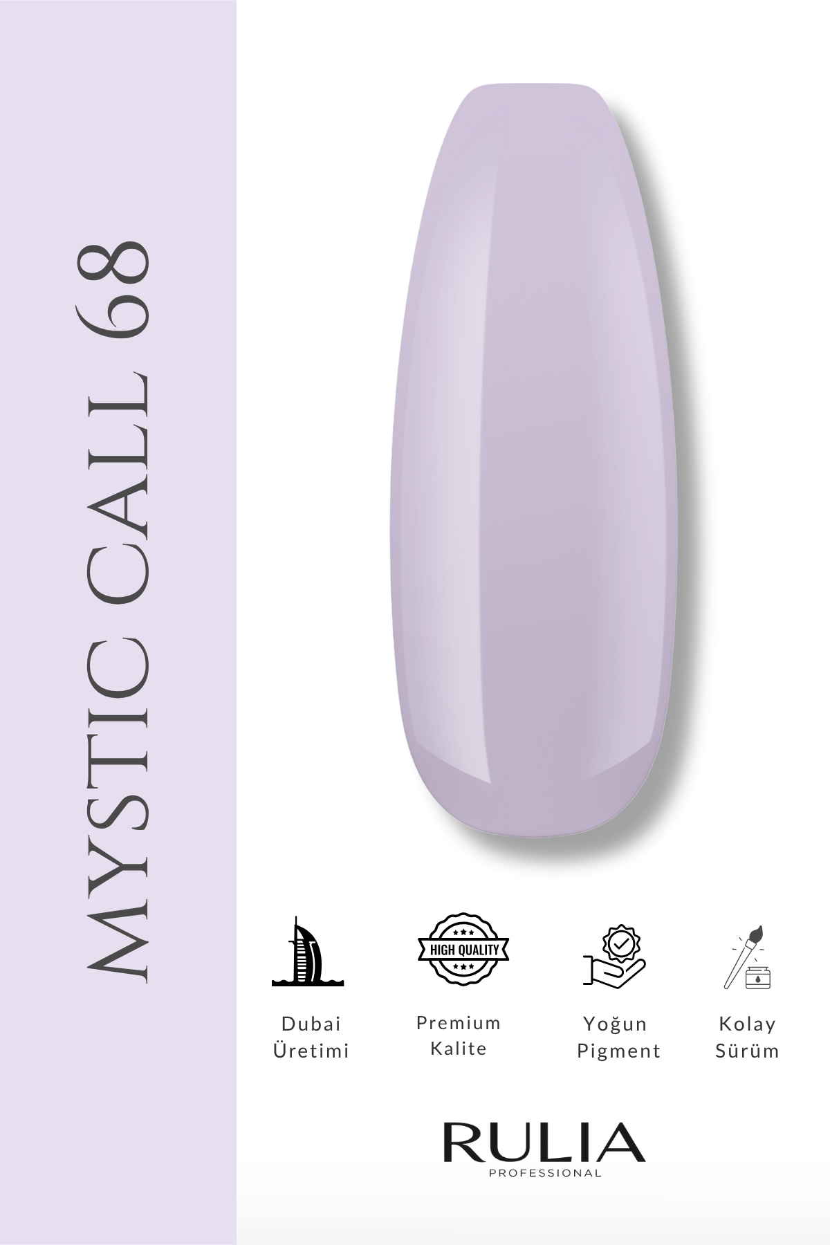 Rulia Kalıcı Oje Mystic Call 068 15 ml