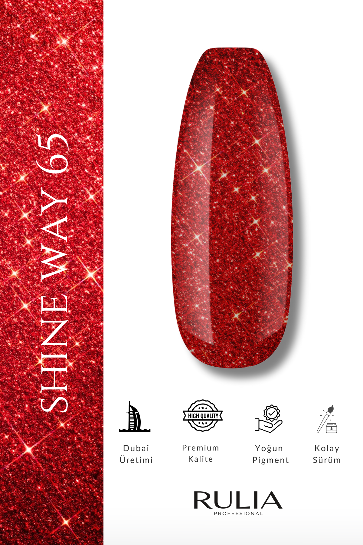 Rulia Kalıcı Oje Shine Way 065 15 ml