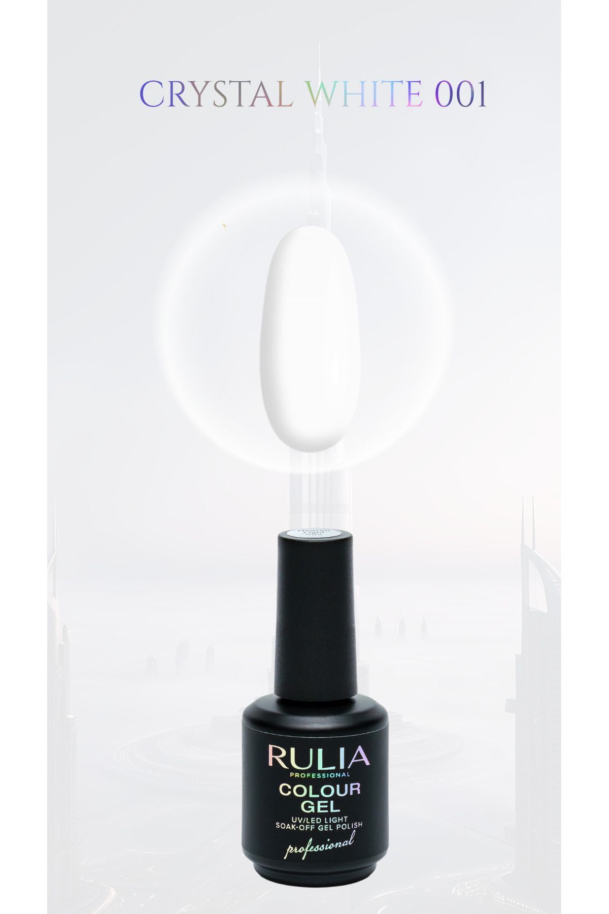 Rulia Kalıcı Oje Crystal White 001