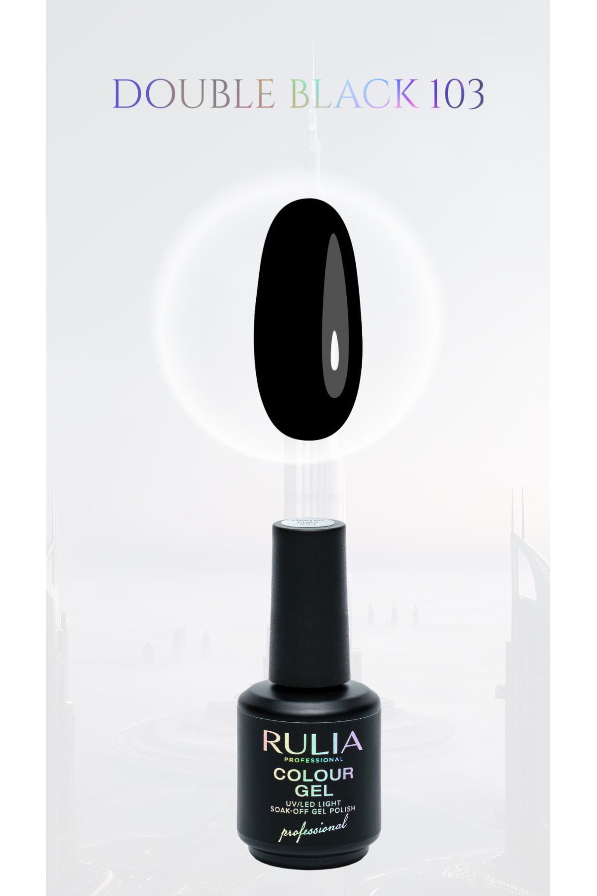 Rulia Kalıcı Oje Double Black 103 15 ml