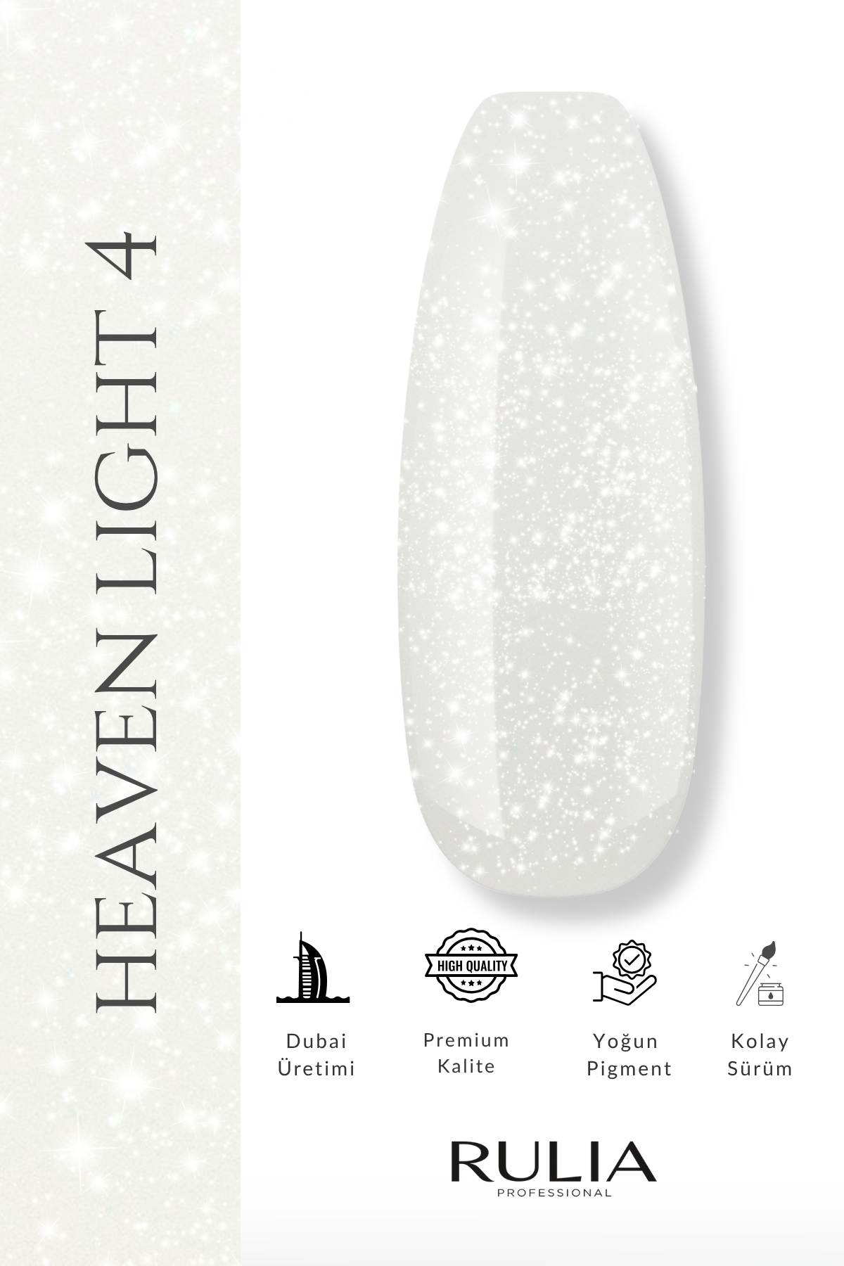 Rulia Kalıcı Oje Heaven light 004 15 ml
