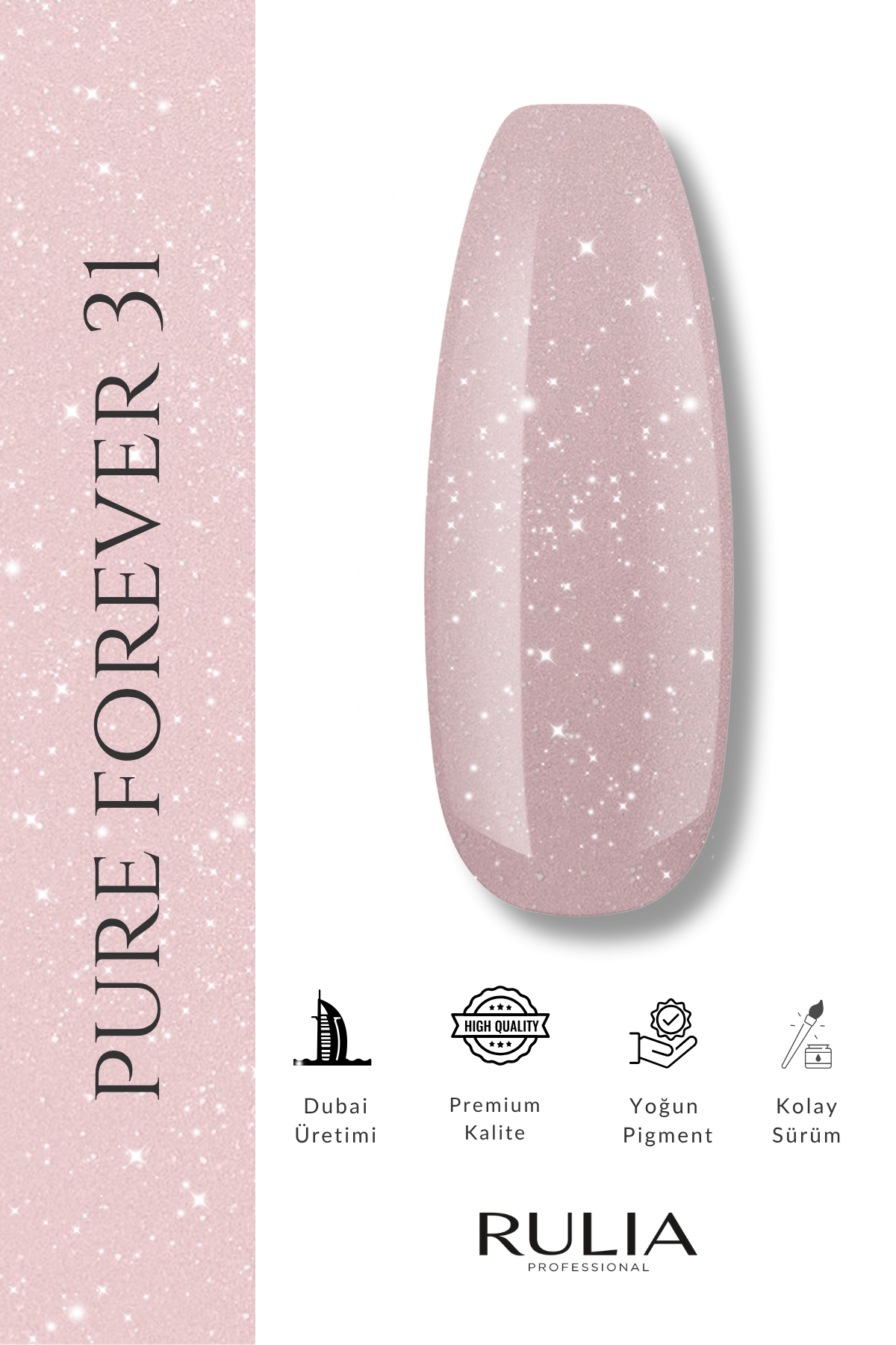 Rulia Kalıcı Oje Pure Forever 031 15 ml