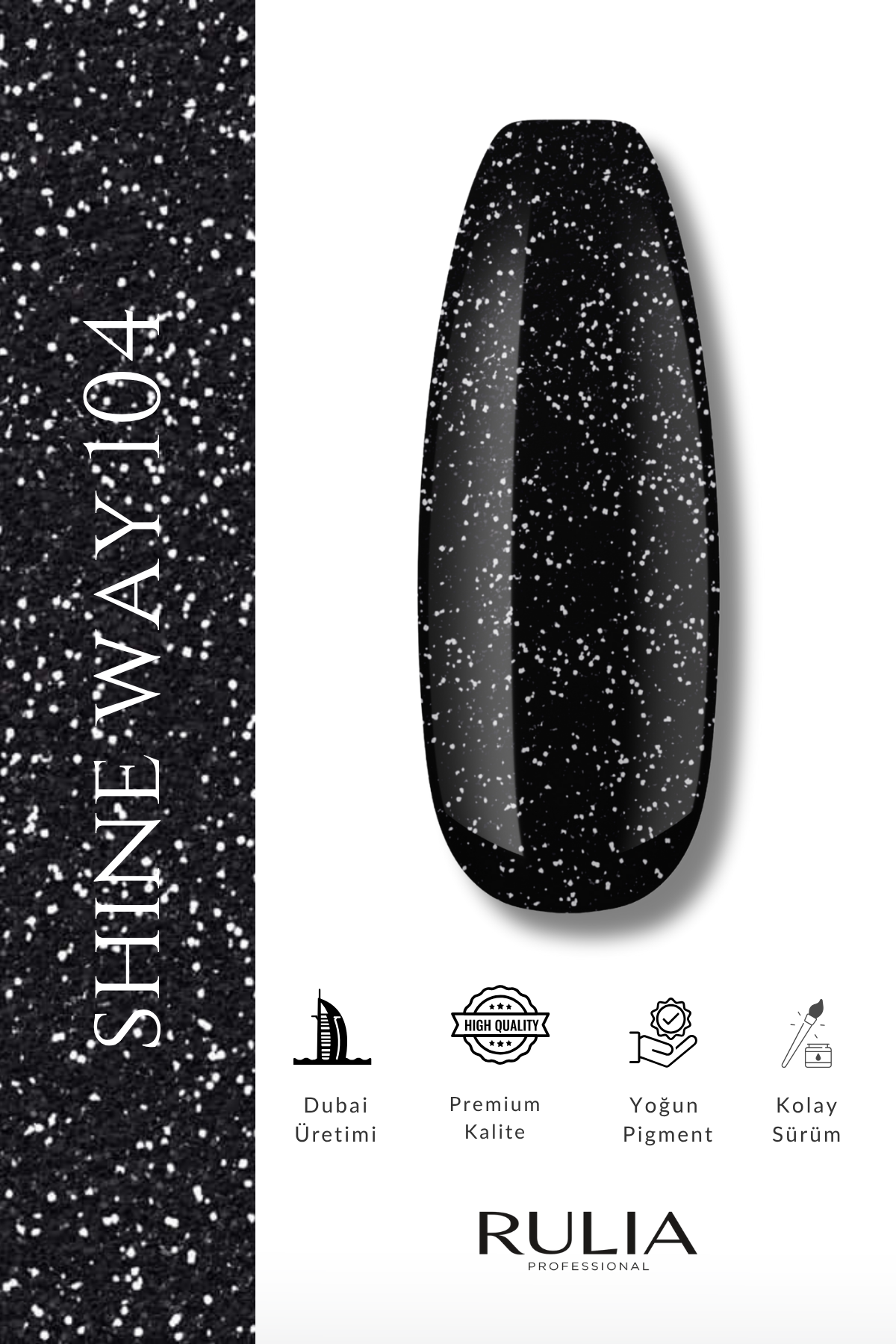 Rulia Kalıcı Oje Shine Way 104 15 ml