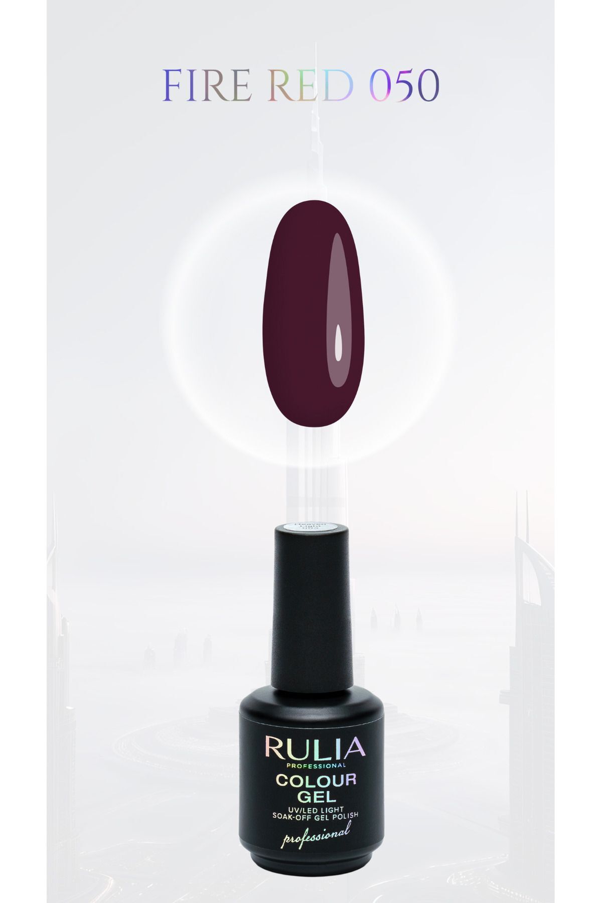 Rulia Kalıcı Oje Fire Red 050 15 ml