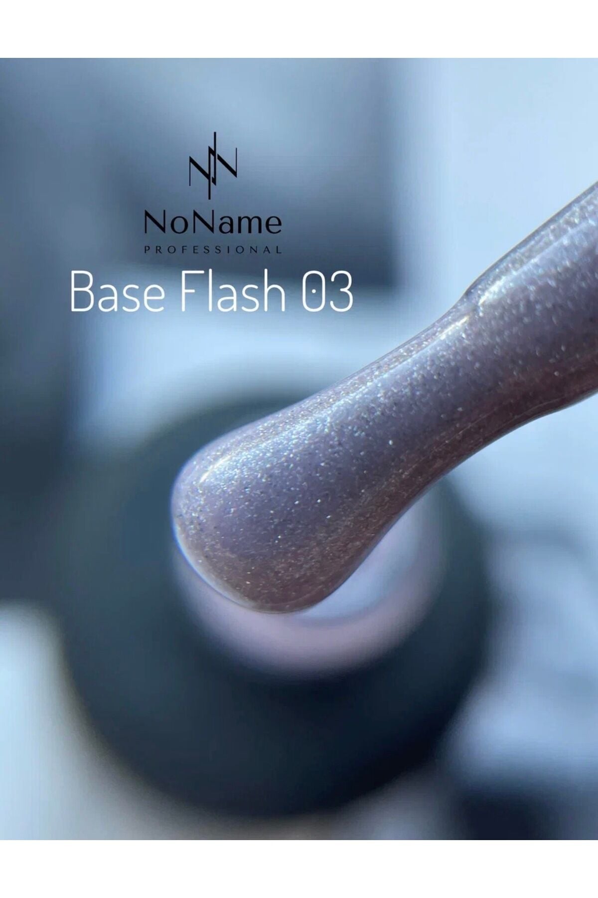 NONAME Professional Flash Base Yoğun Simli Base Coat - No 3 - Kendinden Parlak Güçlü Taban - 15 ml