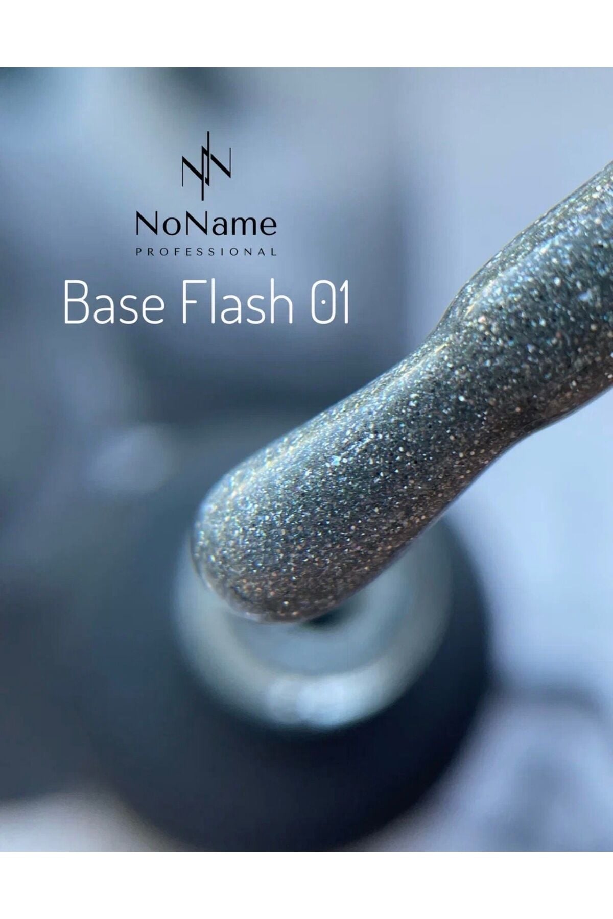 NONAME Professional Flash Base Yoğun Simli Base Coat - No 1 - Kendinden Parlak Güçlü Taban - 15 ml