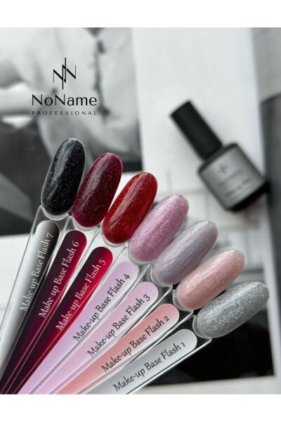NONAME Professional Flash Base Yoğun Simli Base Coat - No 4 - Kendinden Parlak Güçlü Taban - 15 ml