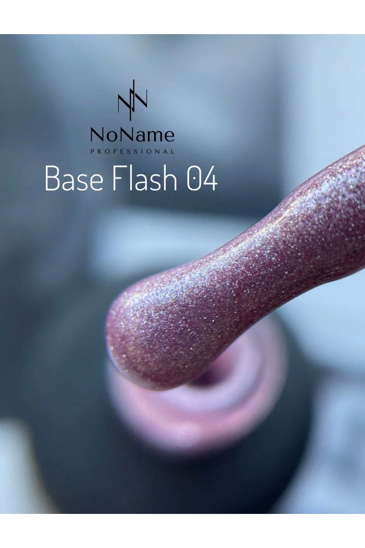 NONAME Professional Flash Base Yoğun Simli Base Coat - No 4 - Kendinden Parlak Güçlü Taban - 15 ml