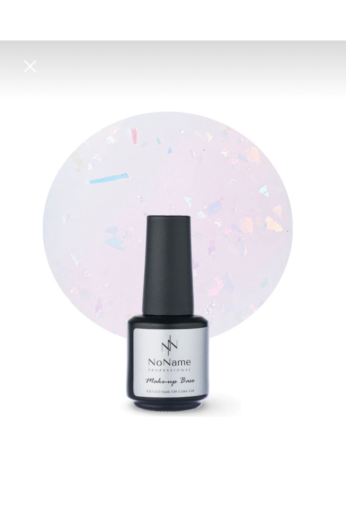 NO NAME Professional Crystal Base Coat No1 -Kristal Efektli, Sedefli, Yoğun Işıltılı Baz Kat 15 ml