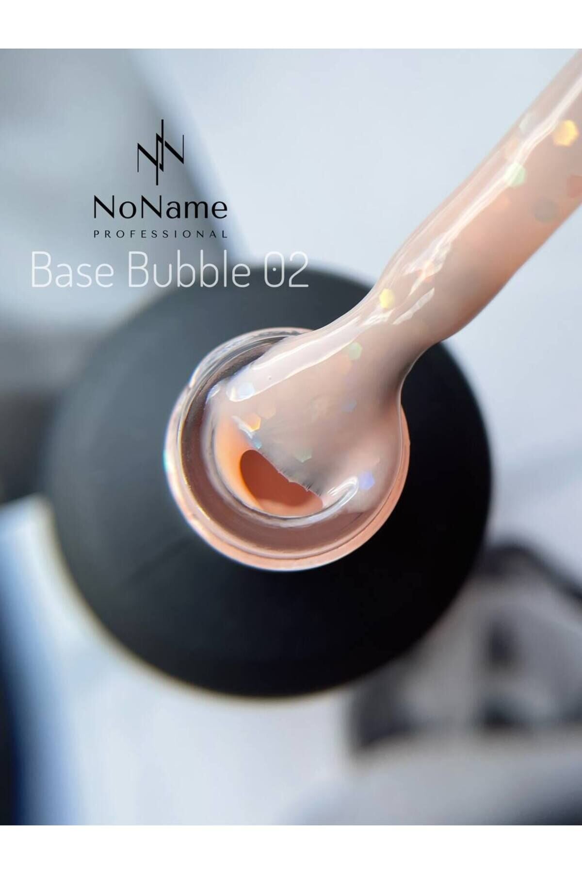 NONAME Professional Bubble Base Coat - No 1 Yoğun Büyük Simli Kendinden Parlak Baz Kat - 15 ml