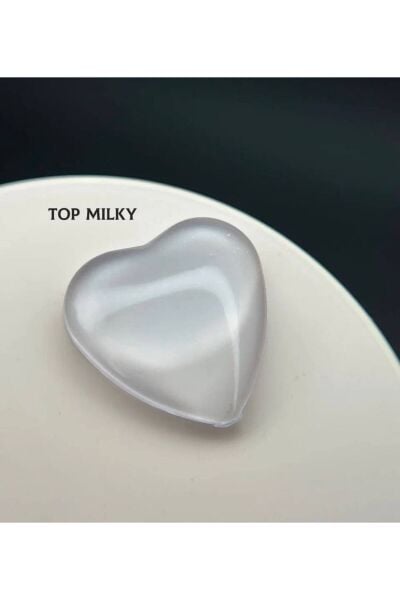 Milky Top Coat Süt Beyaz Efektli Parlak Üst Kat Kalıcı Oje Top Kat UV/LED 15 ml