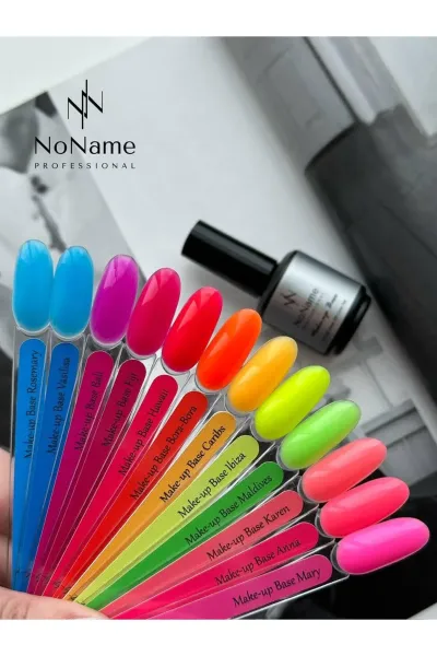 No Name Make Up Base Coat Bali | Magenta Base Coat Neon Renkli Baz Kat 15 ml
