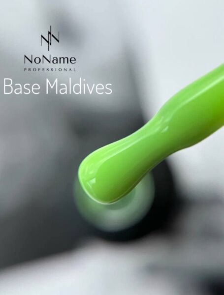 No Name Make Up Base Coat Maldives | Neon Yeşil Base Coat Renkli Baz Kat 15 ml