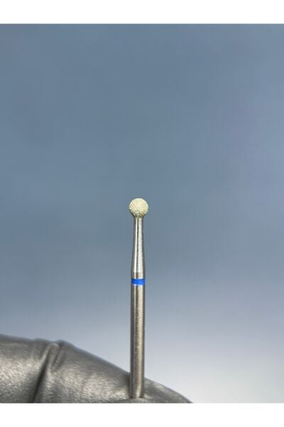 Rulia 0.3 mm Top Freze Ucu Profesyonel Manikür, Dayanıklı Elmas Kaplama ve Uzun Ömürlü Kullanım