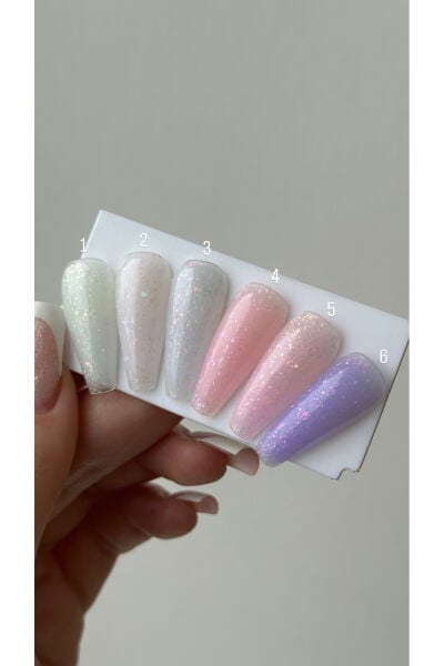 Professional Rainbow Base Coat - No: 3 - Renkli, Işıltılı ve Güçlü Tutuşlu Baz Kat -15 ml
