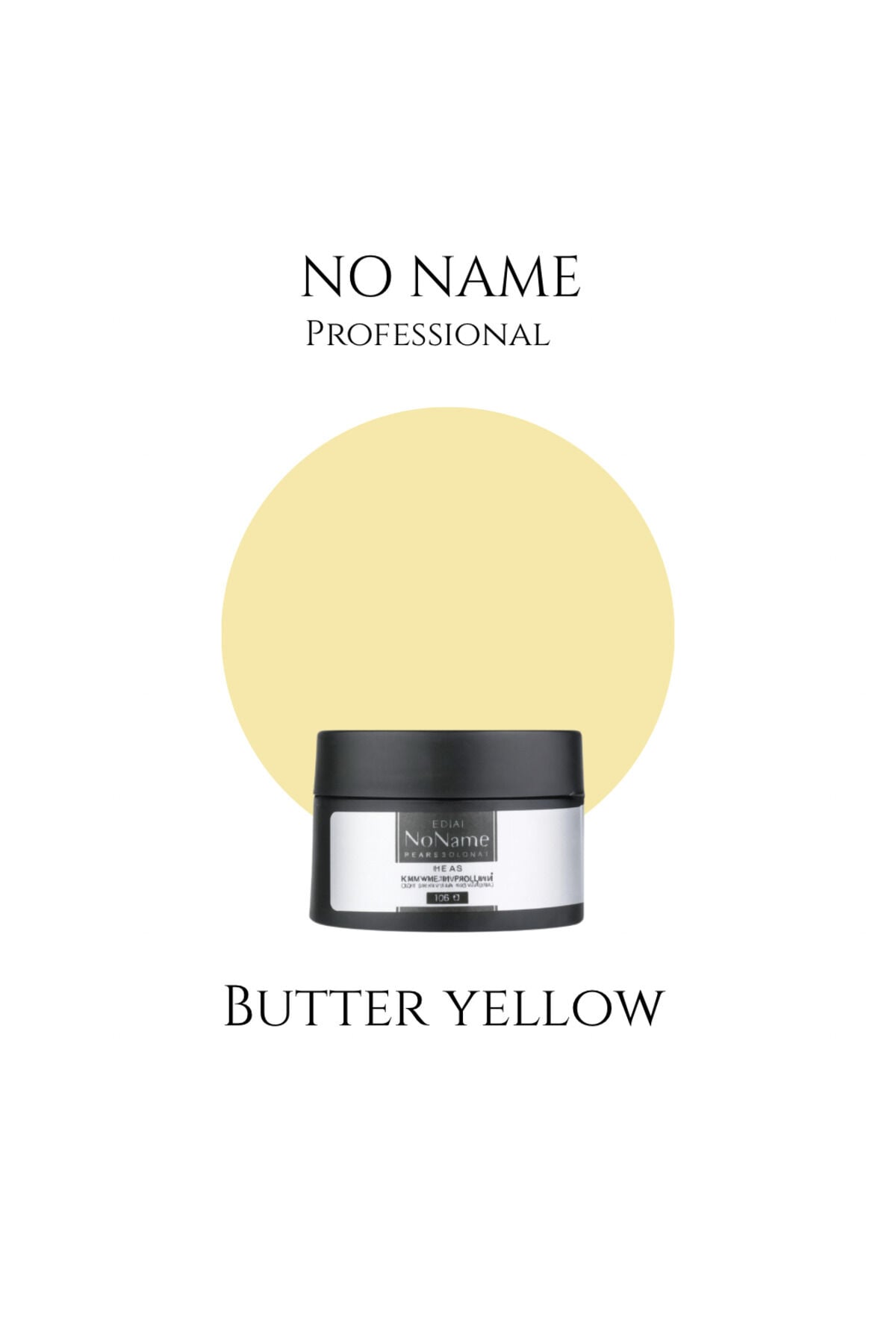 NoName Professional Ton:20 Butter Yellow Builder Gel Rus Üretimi, Tereyağı Sarısı- 30 ml