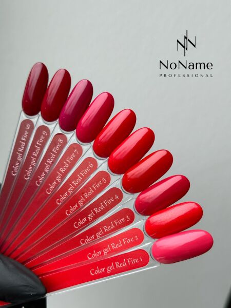 No Name Color Gel Kalıcı Oje Red Fire 6 8ml