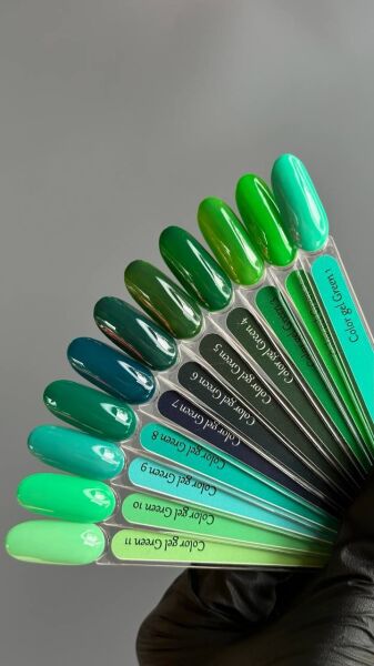 No Name Color Gel Kalıcı Oje Green 4 8ml