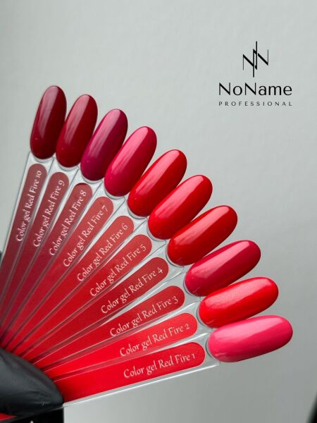 No Name Color Gel Kalıcı Oje Red Fire 8 8 ml