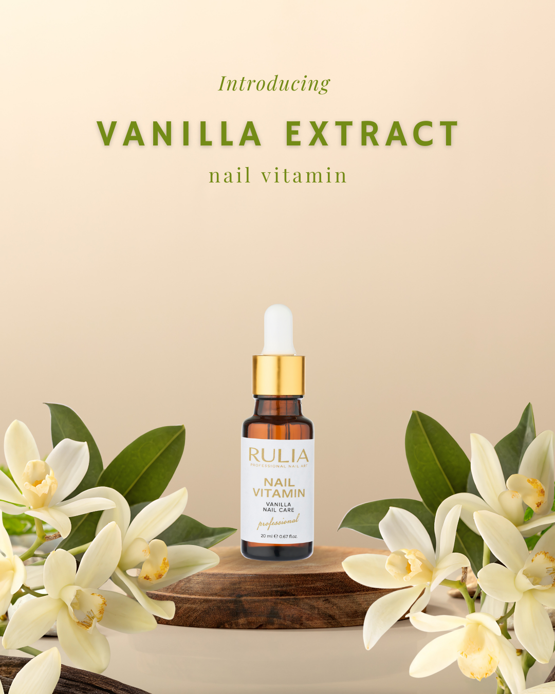 Rulia Tırnak Kütikül Bakım Yağı Vanilya Aromalı 20ml