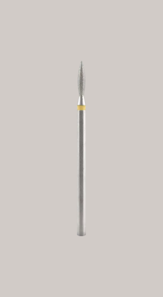 0.21 mm Sarı Elmas Freze Ucu | Yüksek Sertlik – Kütikül ve Yan Duvar Temizliği