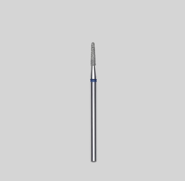 0.18 mm Mavi Kesik Koni Freze Ucu | Orta Sertlik – Kütikül ve Yan Duvar Detay Temizliği