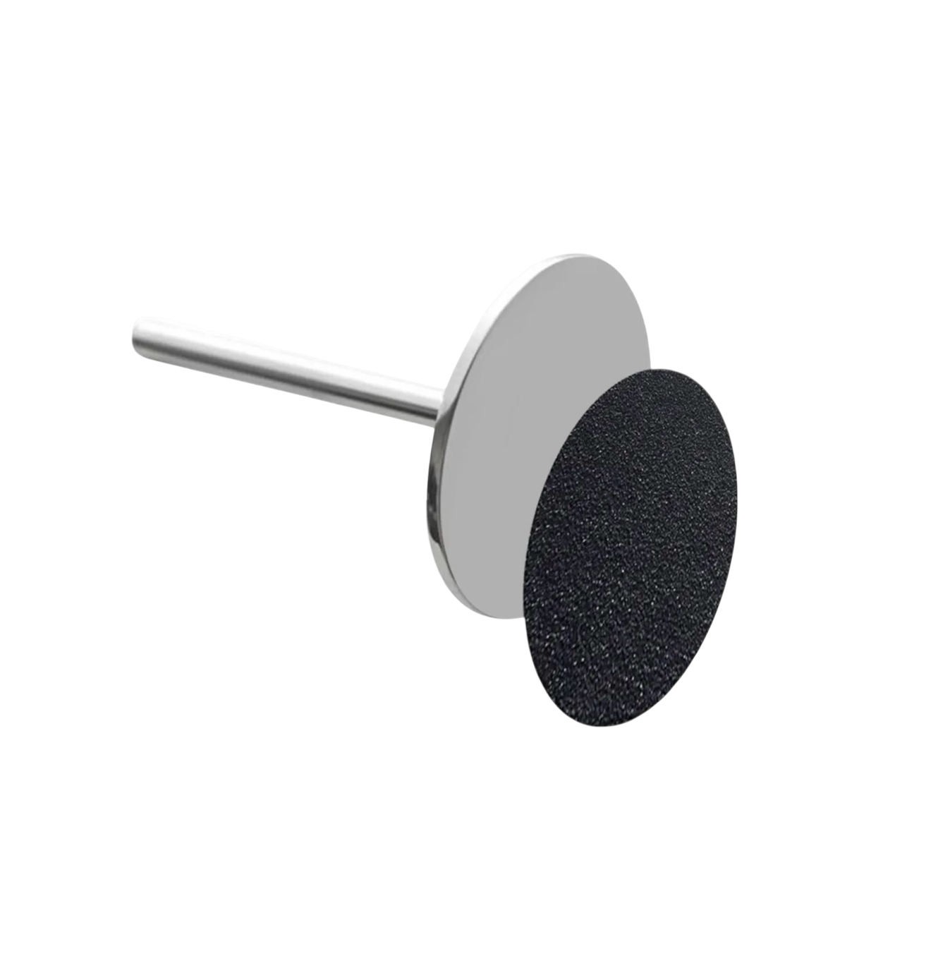 25 mm Paslanmaz Çelik Podo Disk Başlık | Ayak Törpüleme Pedi Ucu – 2.35 mm Şaft