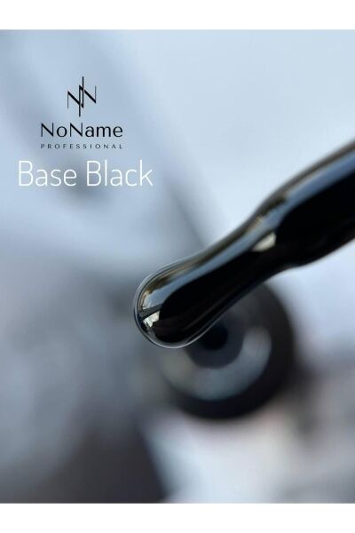 No Name Make Up Base Coat Baz Kalıcı Oje Black 15 ml