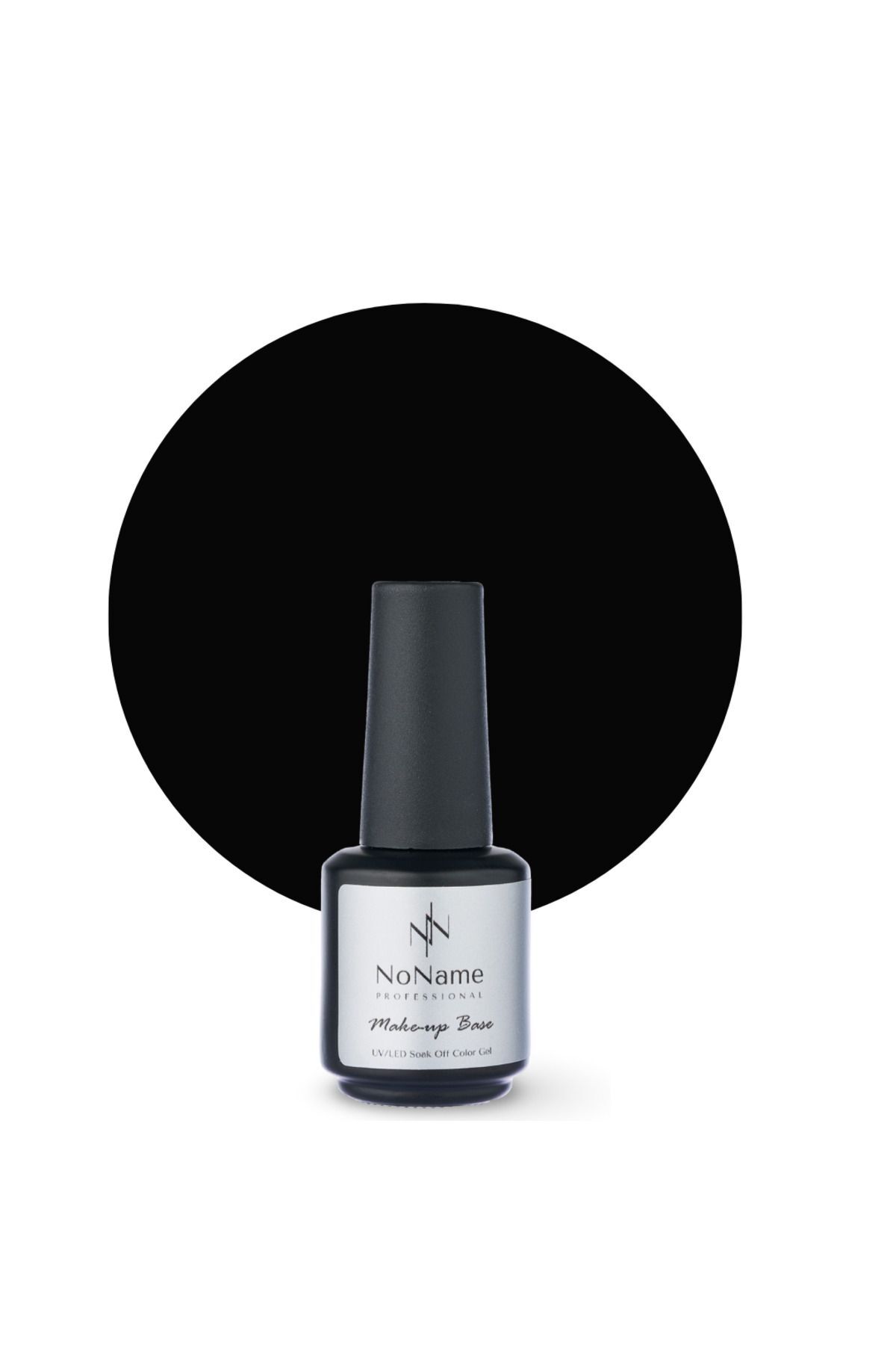 No Name Make Up Base Coat Baz Kalıcı Oje Black 15 ml