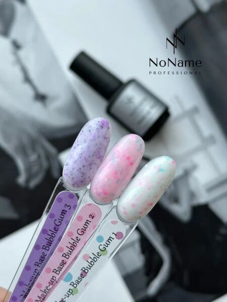 No Name Make Up Base Coat Bubble Gum 3 | Pembe Base Coat Baz Kalıcı Oje 15 ml