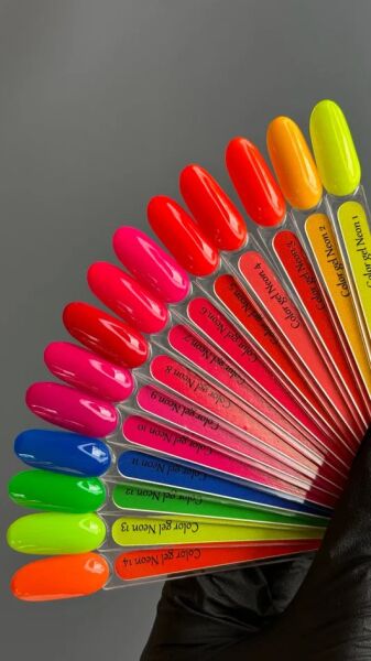 No Name Color Gel Neon 14 | Neon Turuncu Jel Oje Kalıcı Oje 8 ml | Yüksek Pigment
