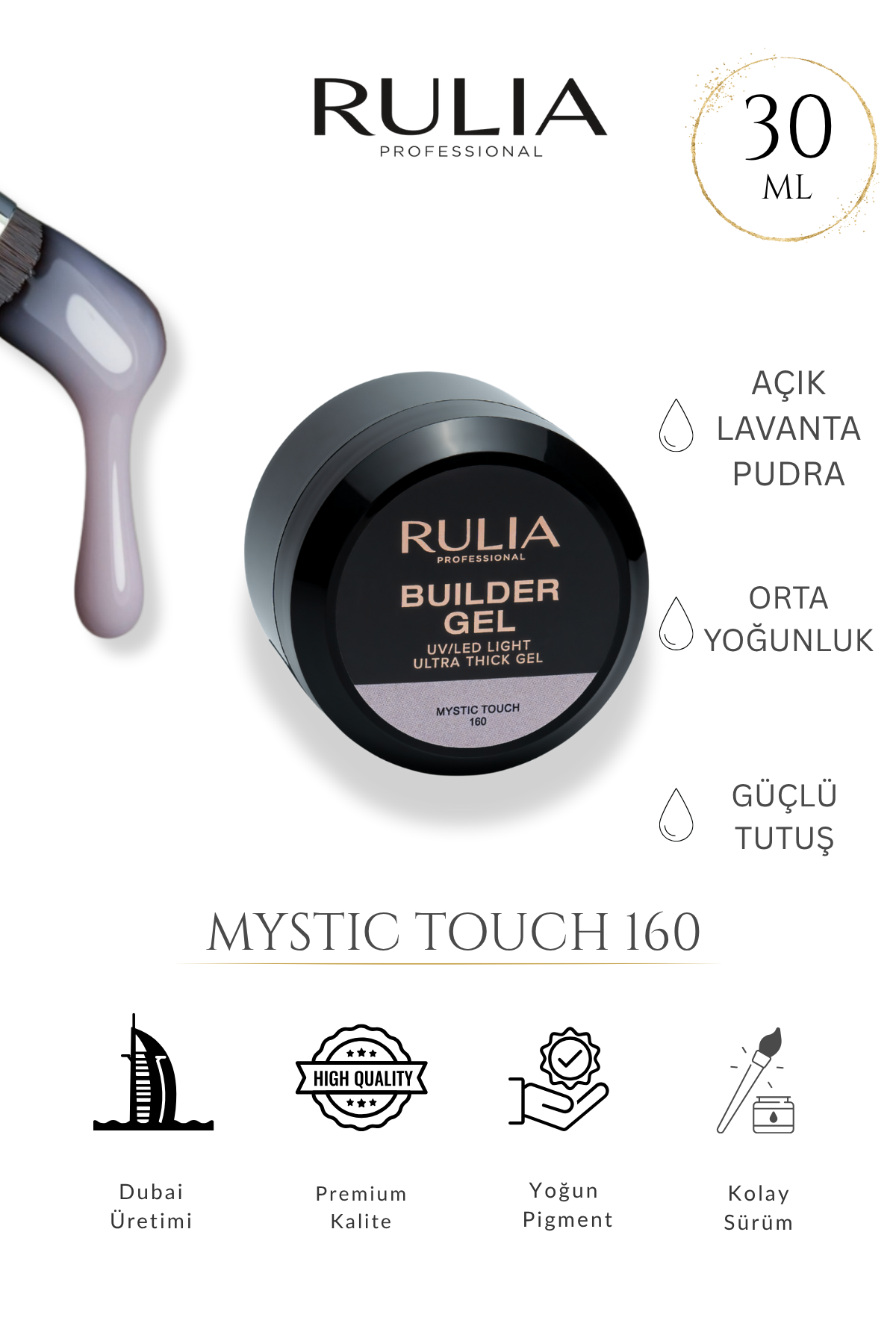 Rulia Builder Gel Mystic Touch 160 30 ml