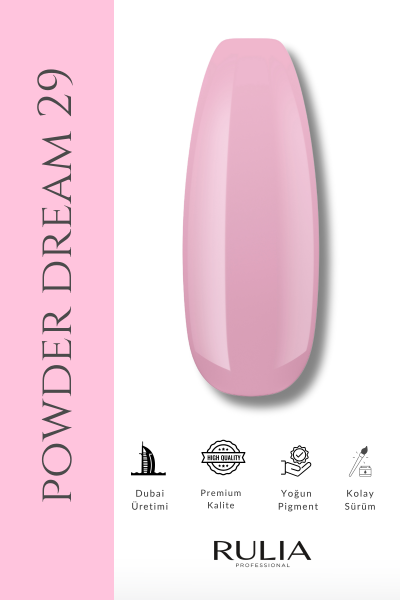 Rulia Kalıcı Oje Powder Dream 029 15 ml