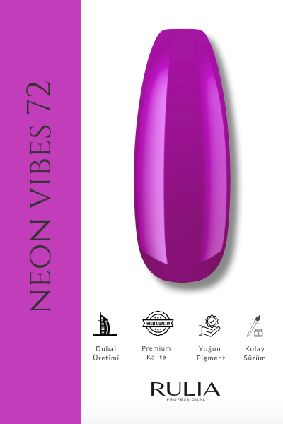 Rulia Kalıcı Oje Neon Vibes 072 15 ml