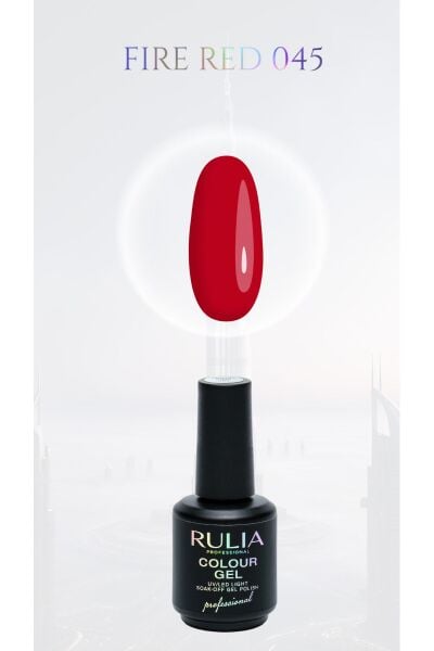 Rulia Kalıcı Oje Fire Red 045 15 ml