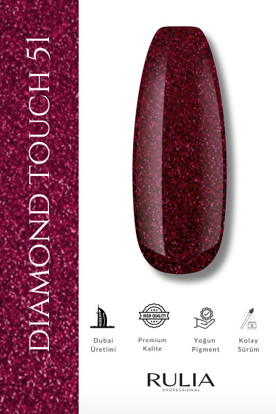 Rulia Kalıcı Oje Diamond Touch 051 15 ml