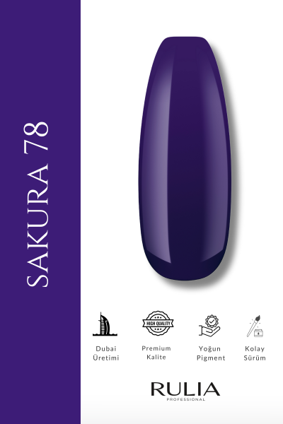 Rulia Kalıcı Oje Sakura 078 15 ml