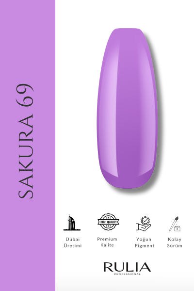 Rulia Kalıcı Oje Sakura 069 15 ml