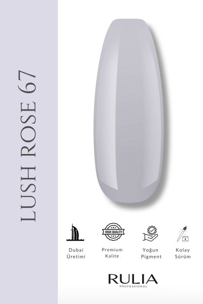 Rulia Kalıcı Oje Lush Rose 067 15 ml