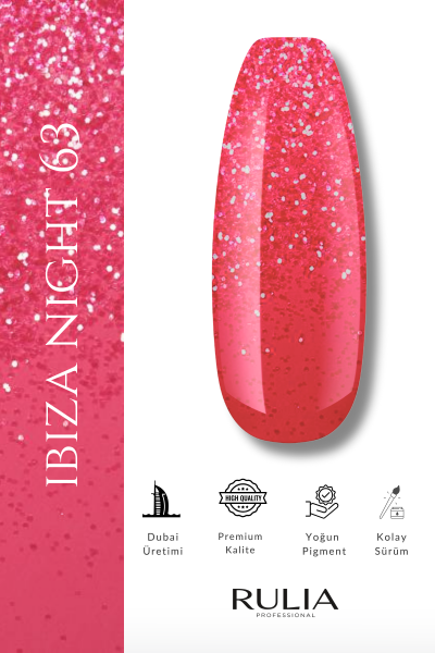 Rulia Kalıcı Oje Ibiza Night 063 15 ml