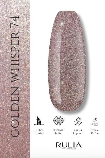 Rulia Kalıcı Oje Golden Whisper 074 15 ml