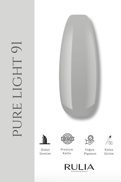 Rulia Kalıcı Oje Pure Light 091 15 ml