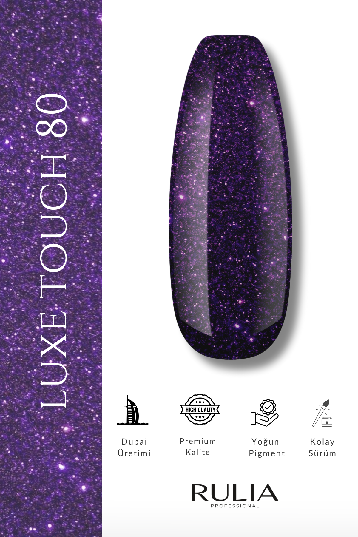 Rulia Kalıcı Oje Luxe Touch 080 15 ml