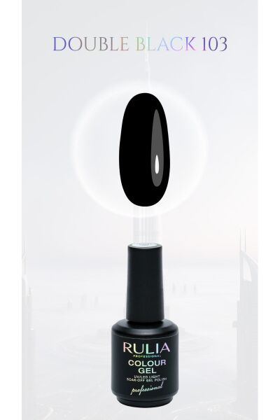 Rulia Kalıcı Oje Double Black 103 15 ml