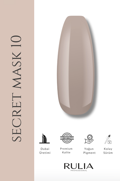 Rulia Kalıcı Oje Secret Mask 010 15 ml