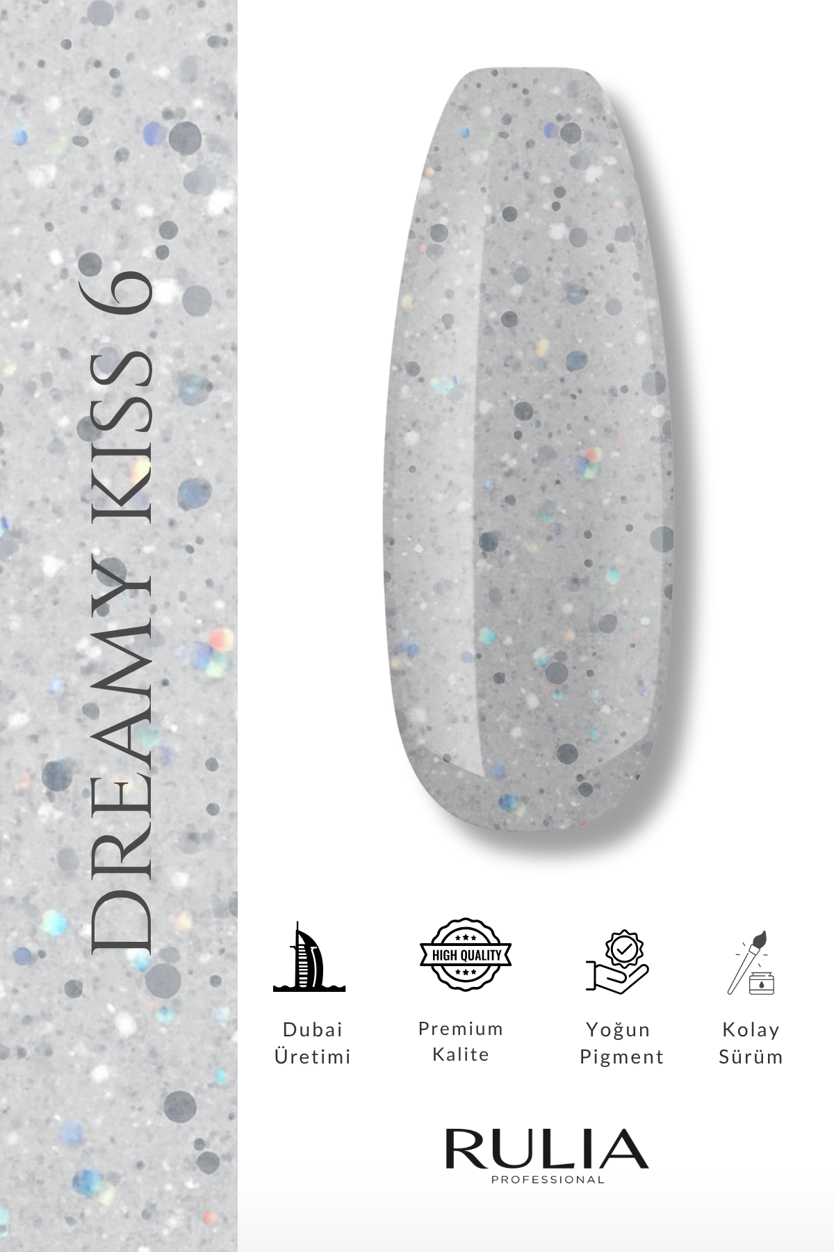 Rulia Kalıcı Oje Dreamy kiss 006 15 ml