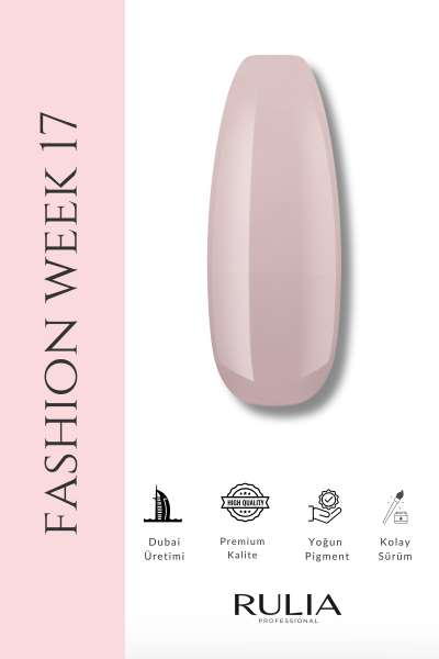 Rulia Kalıcı Oje Fashion Week 017 15 ml